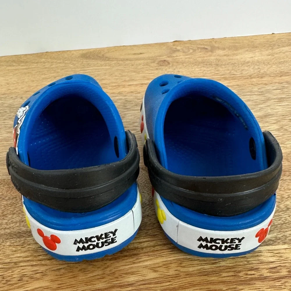 Crocs Mickey Mouse Disney Blue C4 Toddler Baby Shoes‎